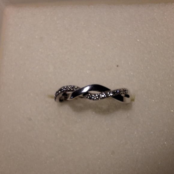 Reeds Jewelers Sterling Silver Twisted Ring - Picture 9 of 11